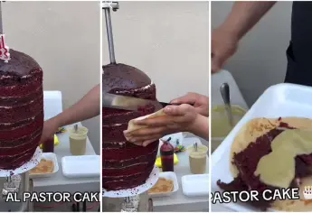 ¡Al pastor cake! Nueva tendencia de servir pastel en fiestas infantiles | VIDEO