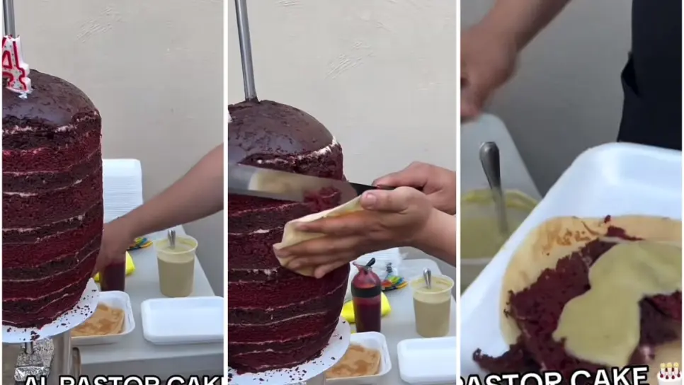 ¡Al pastor cake! Nueva tendencia de servir pastel en fiestas infantiles | VIDEO ¡Al pastor cake! Nueva tendencia de servir pastel en fiestas infantiles | VIDEO