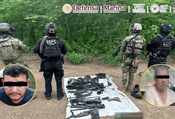 Identifican a los detenidos en el enfrentamiento entre Marinos y sicarios en Alcoyonqui, Culiacán