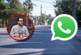 ¿Quieres que pavimenten tu calle en Culiacán? Envía solicitud al WhatsApp del Ayuntamiento