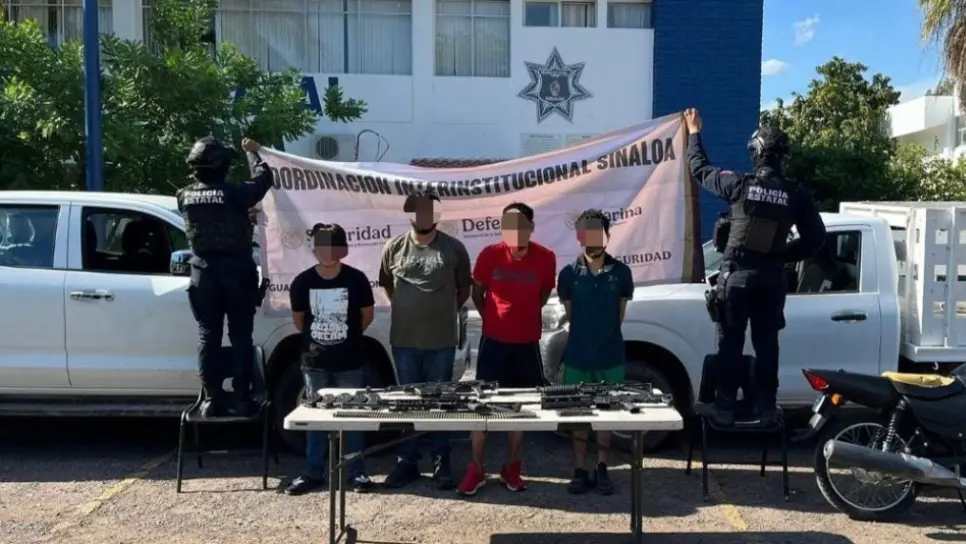 Sinaloa suma 52 menores detenidos por crimen organizado en más de 10 meses de guerra Sinaloa suma 52 menores detenidos por crimen organizado en más de 10 meses de guerra
