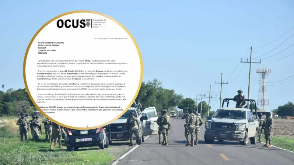 OCUS condena agresiones a periodistas en Guasave, exige respeto a la libertad de prensa OCUS condena agresiones a periodistas en Guasave, exige respeto a la libertad de prensa