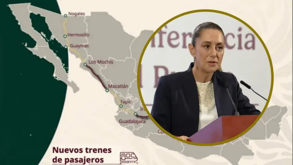Claudia Sheinbaum: En septiembre inicia la construcción del tren El Sinaloense de Mazatlán a Los Mochis Claudia Sheinbaum: En septiembre inicia la construcción del tren El Sinaloense de Mazatlán a Los Mochis