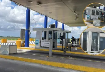 Sicarios asaltan caseta de cobro en San Pedro, Navolato; intentan quemarla y se enfrentan a la Guardia Nacional