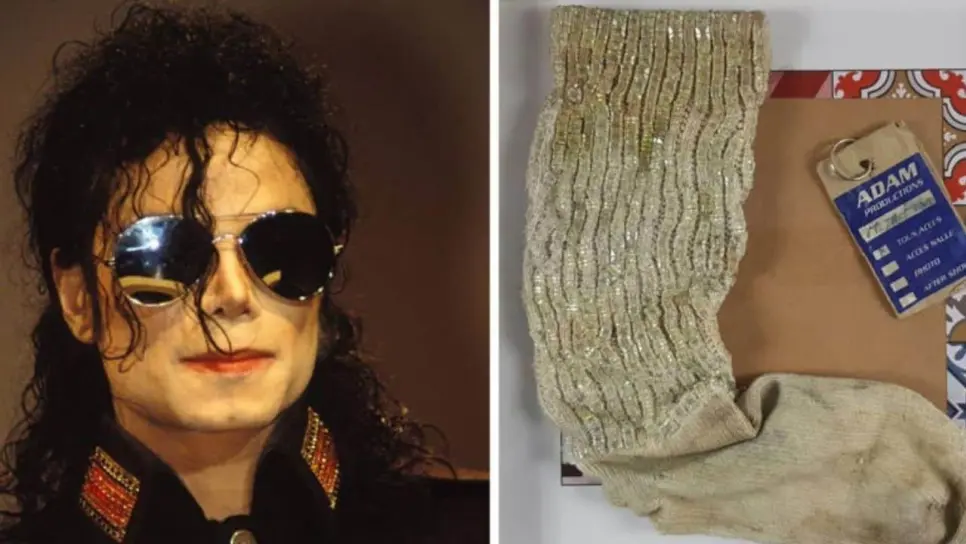 Esto costó el calcetín usado por Michael Jackson en un show de 1997 Esto costó el calcetín usado por Michael Jackson en un show de 1997