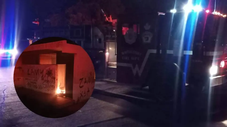 Sujetos desconocidos prenden fuego a caseta de policías en Santa Fe, Mazatlán Sujetos desconocidos prenden fuego a caseta de policías en Santa Fe, Mazatlán