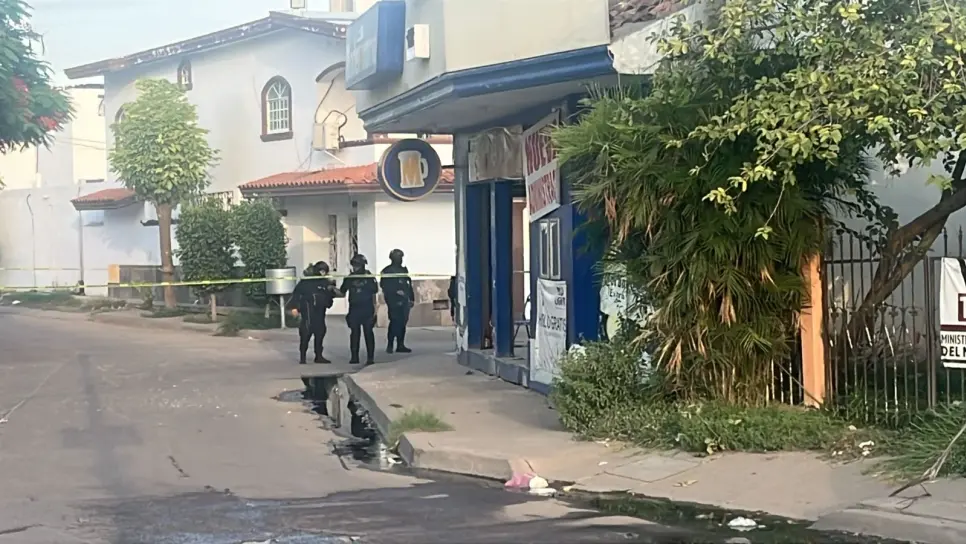 Atentado a balazos en un expendio deja un muerto y un herido en Santa Rocío, Culiacán