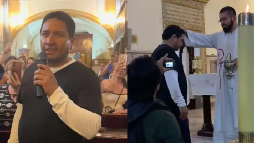Julión Álvarez lleva su voz a la iglesia tras cumplir una promesa | VIDEO Julión Álvarez lleva su voz a la iglesia tras cumplir una promesa | VIDEO