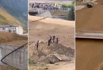 Rusia sufre tsunami de lodo dos días después de fuerte terremoto 8.8 | VIDEO