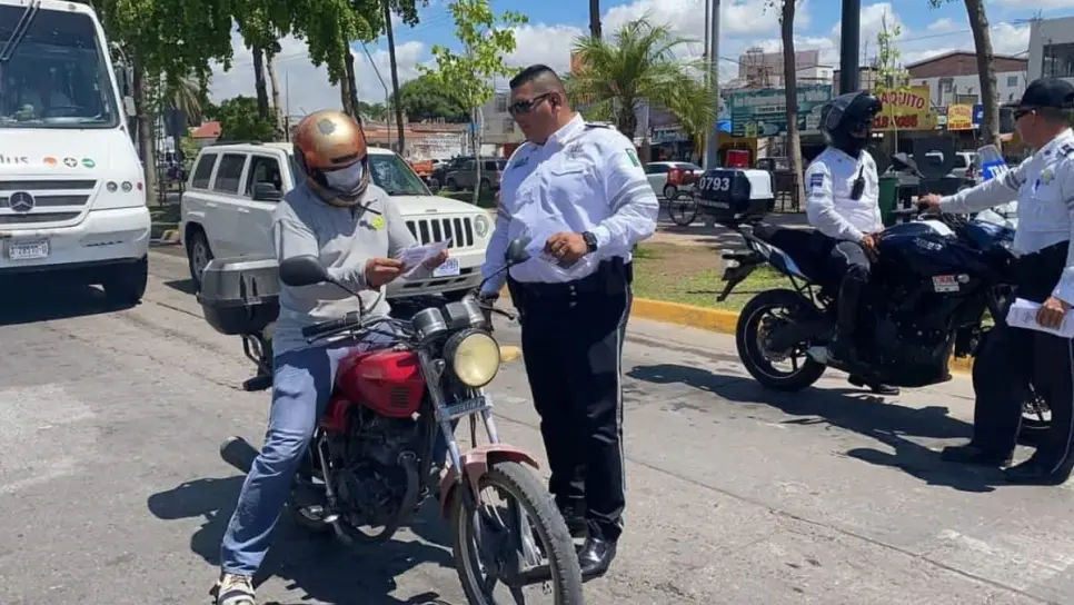 Caen hasta 8 motos al día en Ahome por circular sin documentos o a exceso de velocidad