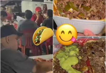 Estos son los tacos de carne asada de moda en Los Mochis; tienen más de 30 mesas y un menú de infarto | VIDEO