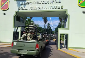 Llegan 300 militares para reforzar el combate al crimen organizado en Sinaloa
