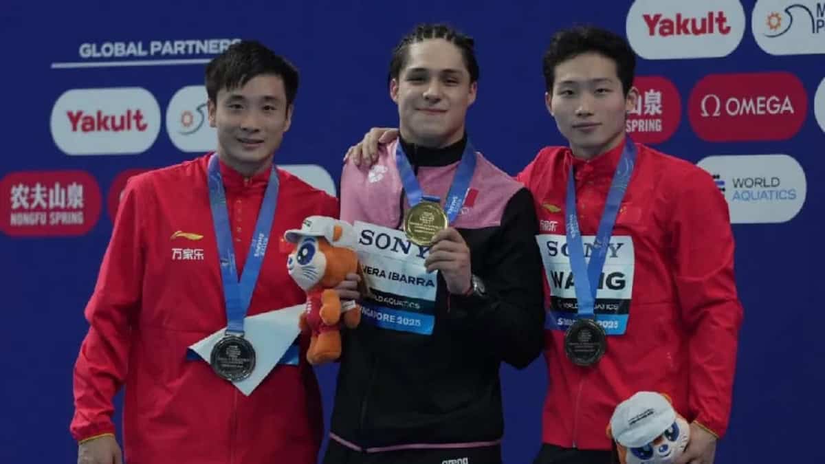 Osmar Olvera es Campeón del Mundo; gana medalla de oro en Clavados trampolín de 3 metros