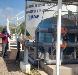 Planta potabilizadora de Higuera de Los Natoches, en El Fuerte, ya está funcionando