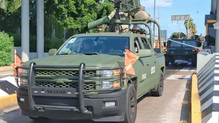 Arriban 1, 500 elementos del Ejército Mexicano para reforzar la seguridad en Sinaloa