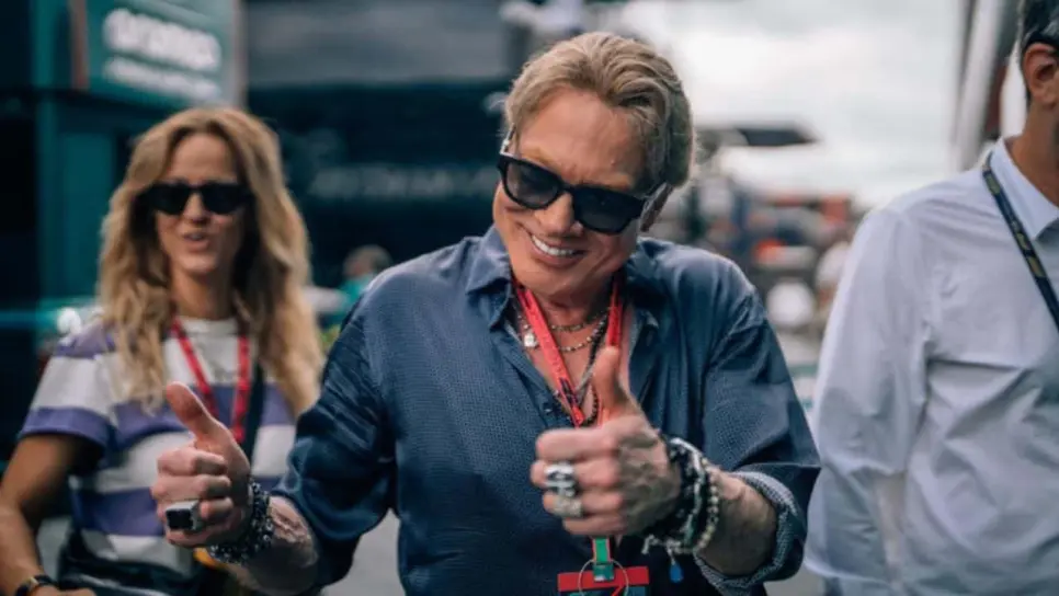 Axl Rose sorprende como invitado especial en el GP de Hungría
