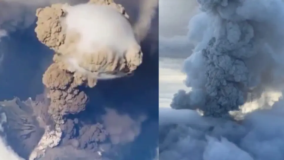 Despierta el volcán Kracheninnikov; Rusia en emergencia por erupción histórica | VIDEO
