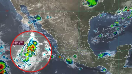 Depresión Tropical 8-E se forma en el Pacífico; Se convertiría en el ciclón "Henriette"