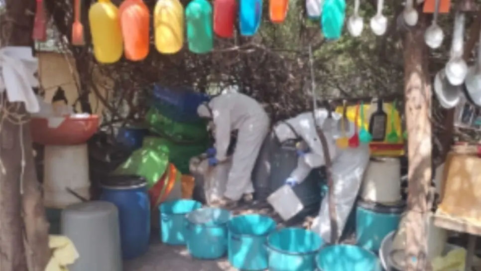 Aseguran laboratorio para la elaboración de droga sintética en Culiacán