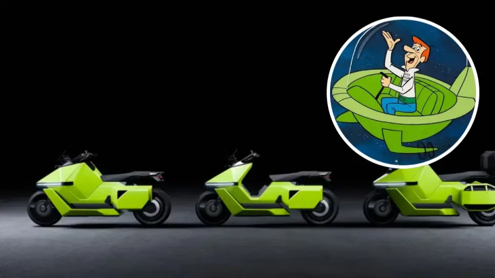 Esta moto eléctrica que se conduce sola y se parece la de "Los Supersónicos"