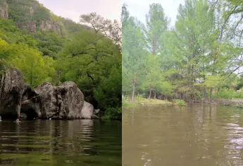Saca de Agua, uno de los paradisiacos paisajes que dejan las lluvias en El Fuerte, Sinaloa | FOTOS