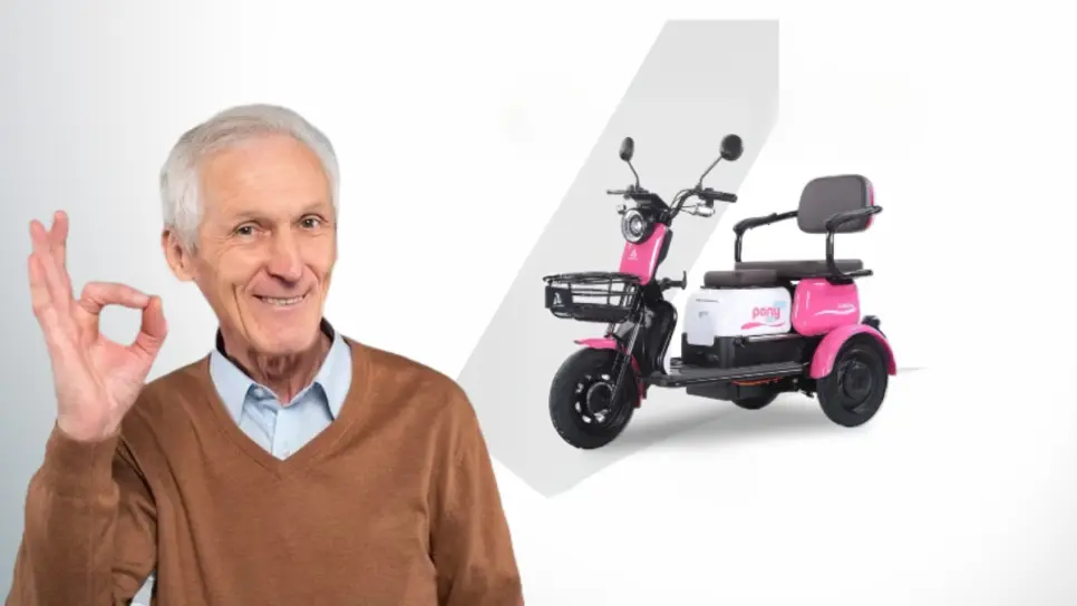 Triciclo eléctrico preferido por adultos mayores tiene oferta muy atractiva