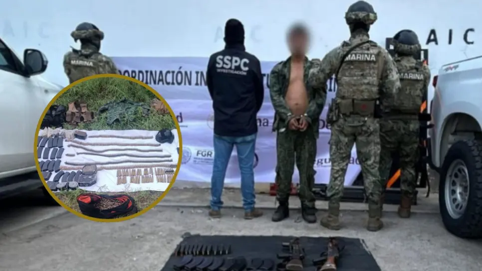 Civiles armados agreden a Marinos en San Ignacio; detienen a dos con un arsenal