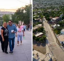 Alcalde de Culiacán entrega 4 calles en la colonia Renato Vega