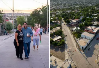 Alcalde de Culiacán entrega 4 calles en la colonia Renato Vega