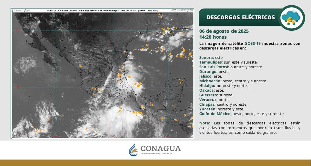 ¿Dónde lloverá por la trayectoria de Ivo?