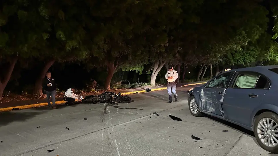 Muere estudiante de medicina tras fuerte accidente de motocicleta en Los Mochis