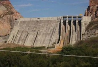 Presa Huites disminuye almacenamiento por extracciones ¿Cuánta agua almacena?