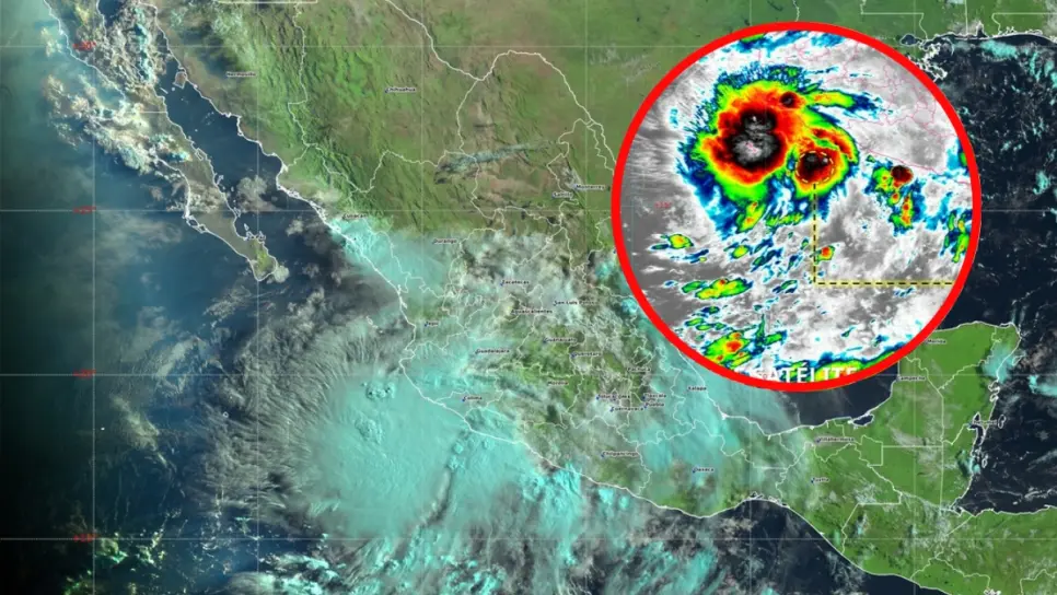 Tormenta Tropical "Ivo" en el Pacífico se convertiría en Huracán en pocas horas