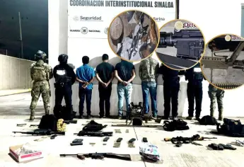 Estas armas les aseguraron a los 5 sicarios que levantaron al joven en silla de ruedas en Culiacán