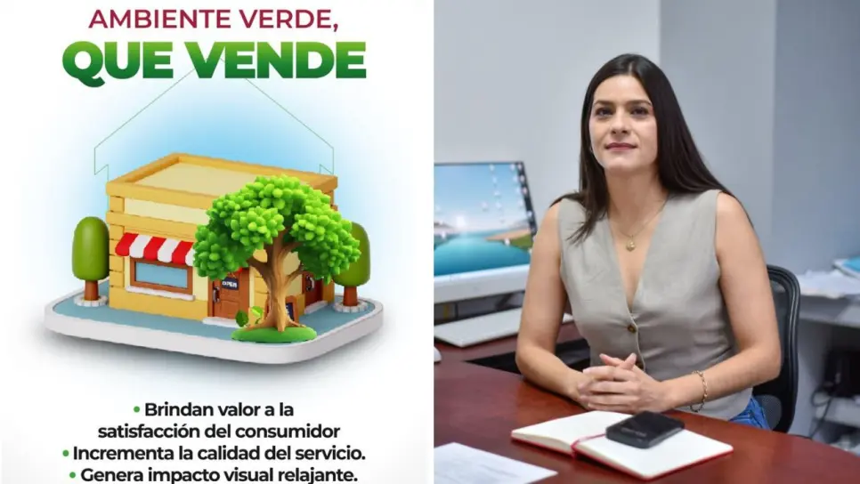 Ahome impulsa Impulsa campaña "Ambiente verde, que vende" para mejorar entornos comerciales con reforestación