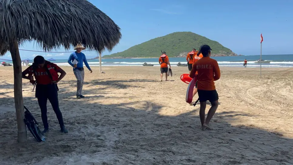Hallan cuerpo de Ángel, turista perdido en playas de Mazatlán; esto tras 26 horas de búsqueda