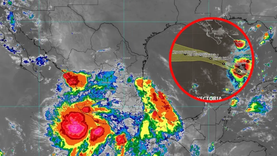 Tormenta Tropical "Ivo" se desplaza frente a costas mexicanas provocando lluvias