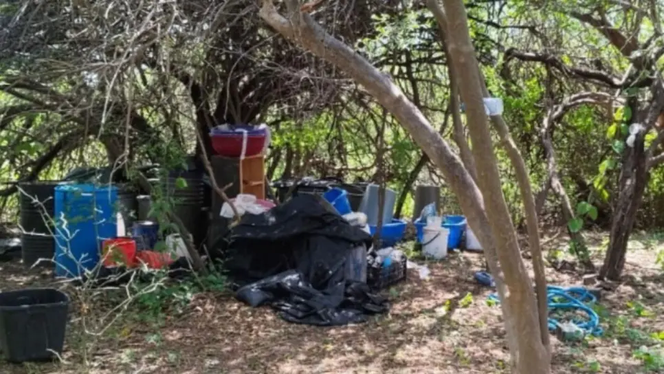 Aseguran área de concentración de material para elaboración de droga sintética en Culiacán