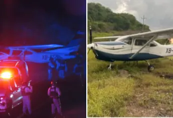 Avioneta que aterrizó en la Maxipista Culiacán-Mazatlán se le acabó el combustible; venía de Baja California