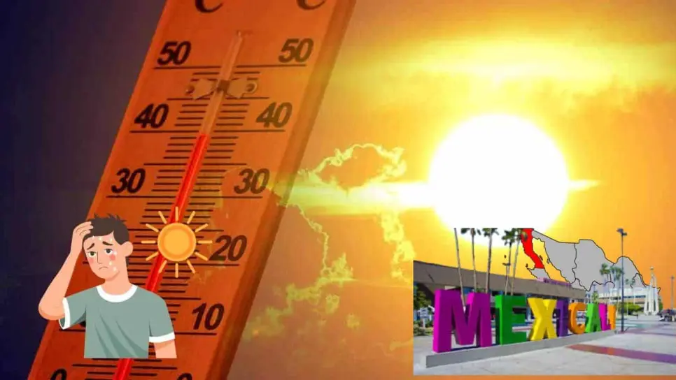 "Arde" Mexicali BC; registra calor de 51°C, piden no salir a la calle | VIDEO