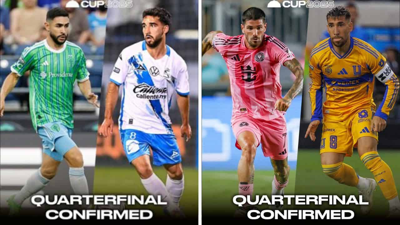 Así se jugarán los cuartos de final de la Leagues Cup 2025