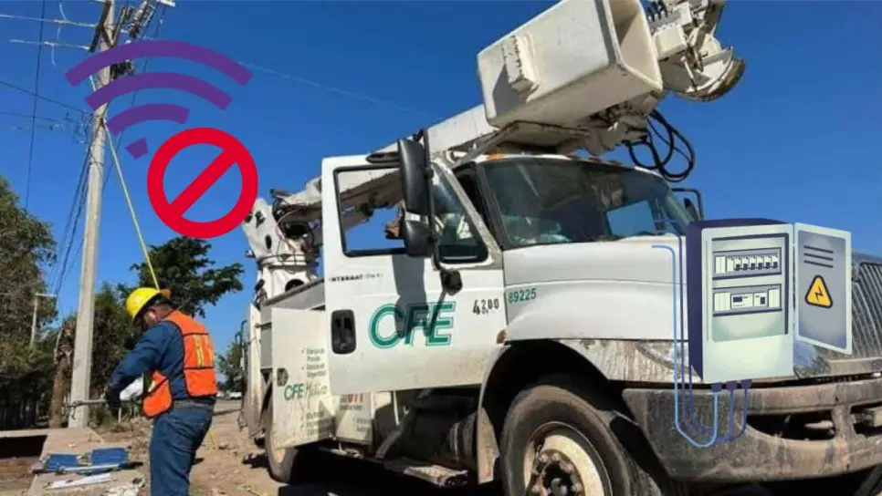 CFE suspenderá servicio en comunidades de Choix y El Fuerte este domingo
