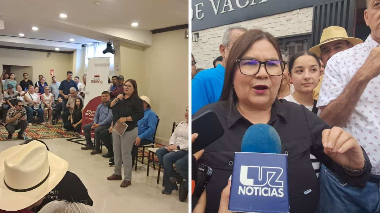 Imelda Castro continúa con asambleas informativas; visita la ciudad de Los Mochis