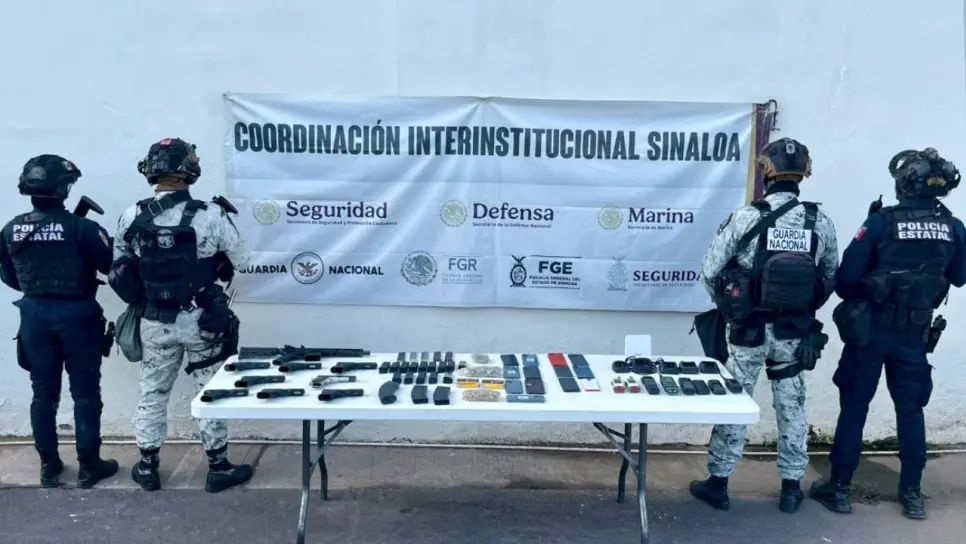 Desde pistolas  y un rifle aseguran en el penal de Culiacán
