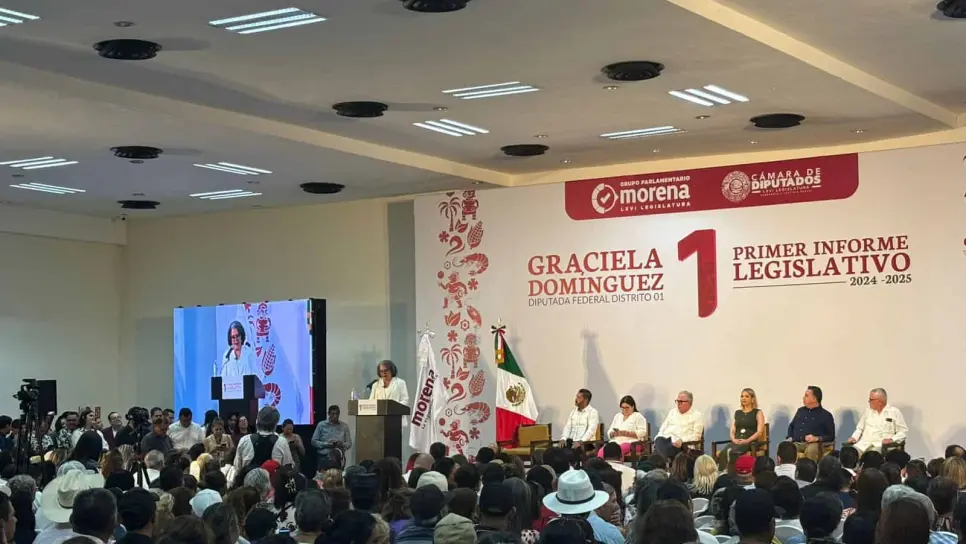 Diputada Graciela Domínguez rinde su primer informe legislativo 2024-2025