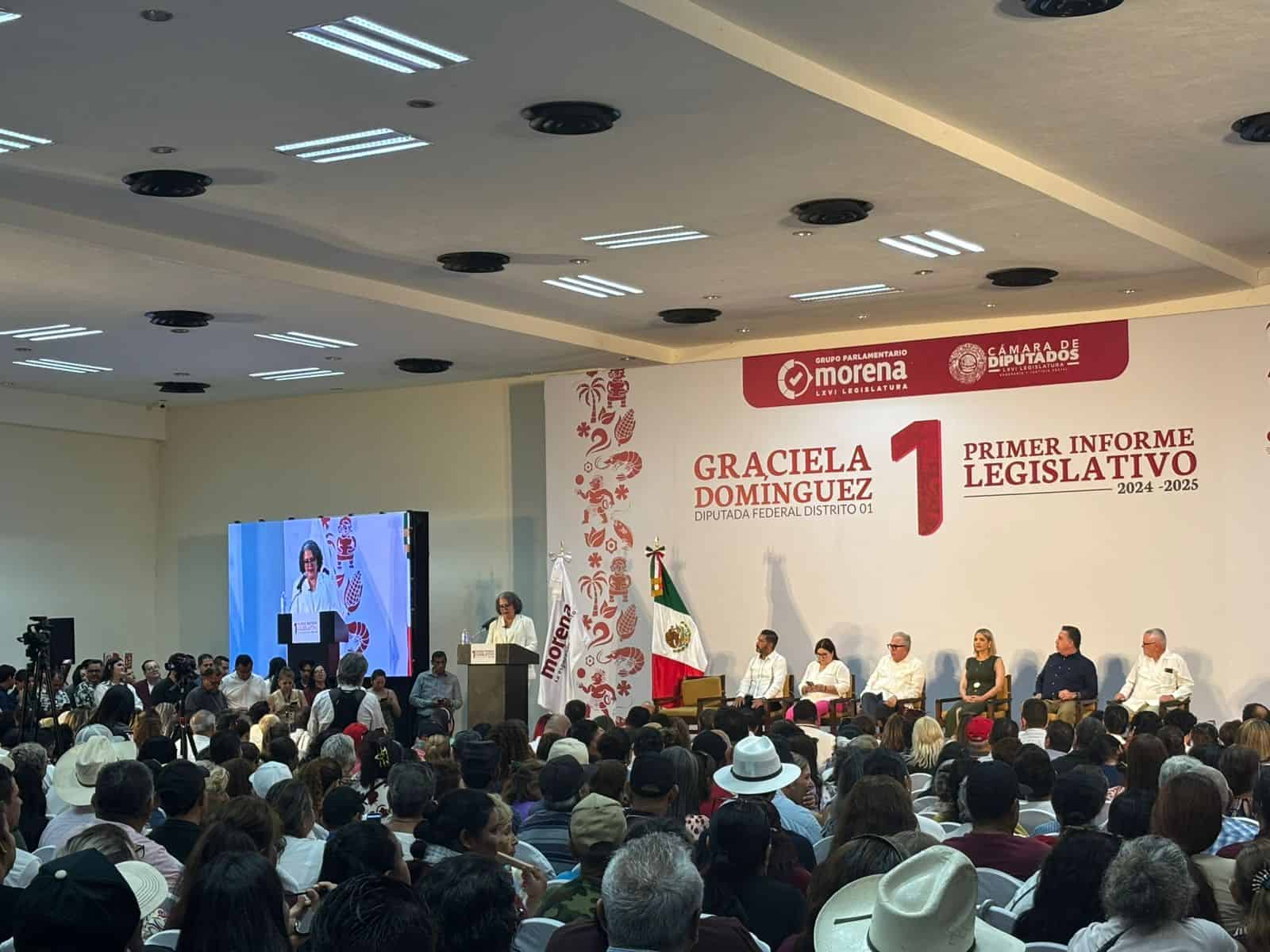 Diputada Graciela Domínguez rinde su primer informe legislativo 2024-2025