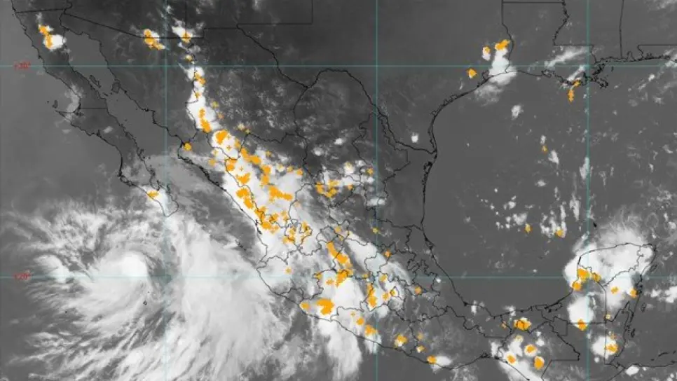 Se esperan lluvias muy fuertes en Baja California Sur por efectos de la tormenta Ivo