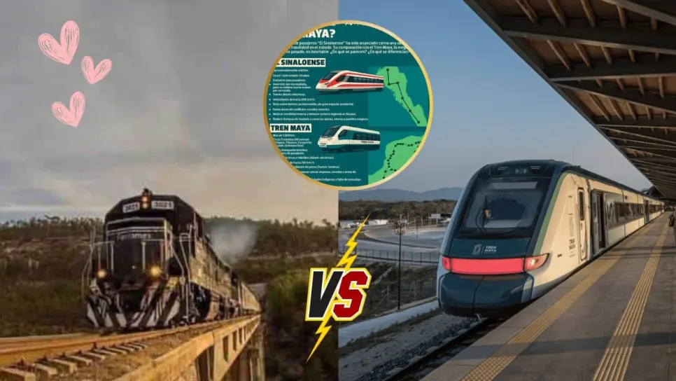 Tren "El Sinaloense" vs Tren Maya: ¿Cuál es mejor?