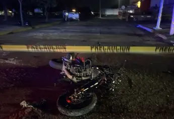 Un motociclista pierde la vida en un accidente por el bulevar Agricultores en Culiacán