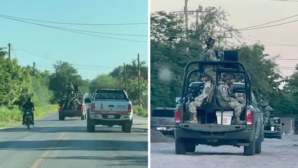 Fuerzas federales realizan operativo simultáneo y vigilancia en Sinaloa de Leyva y Guasave
